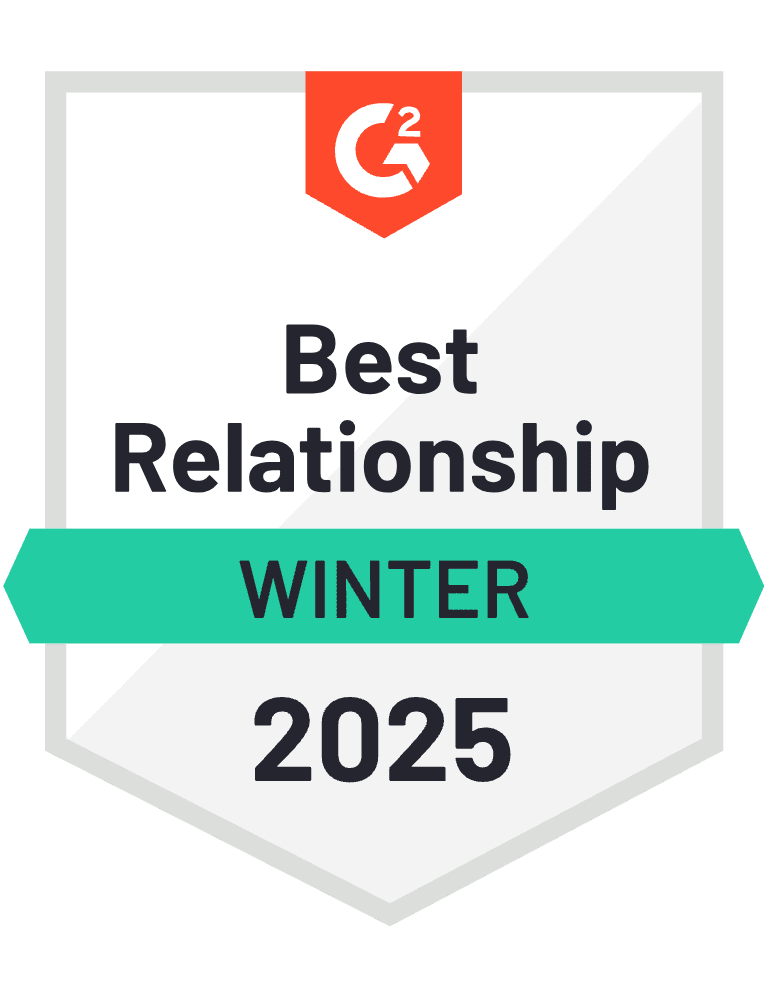 G2 Best Relationship 2025