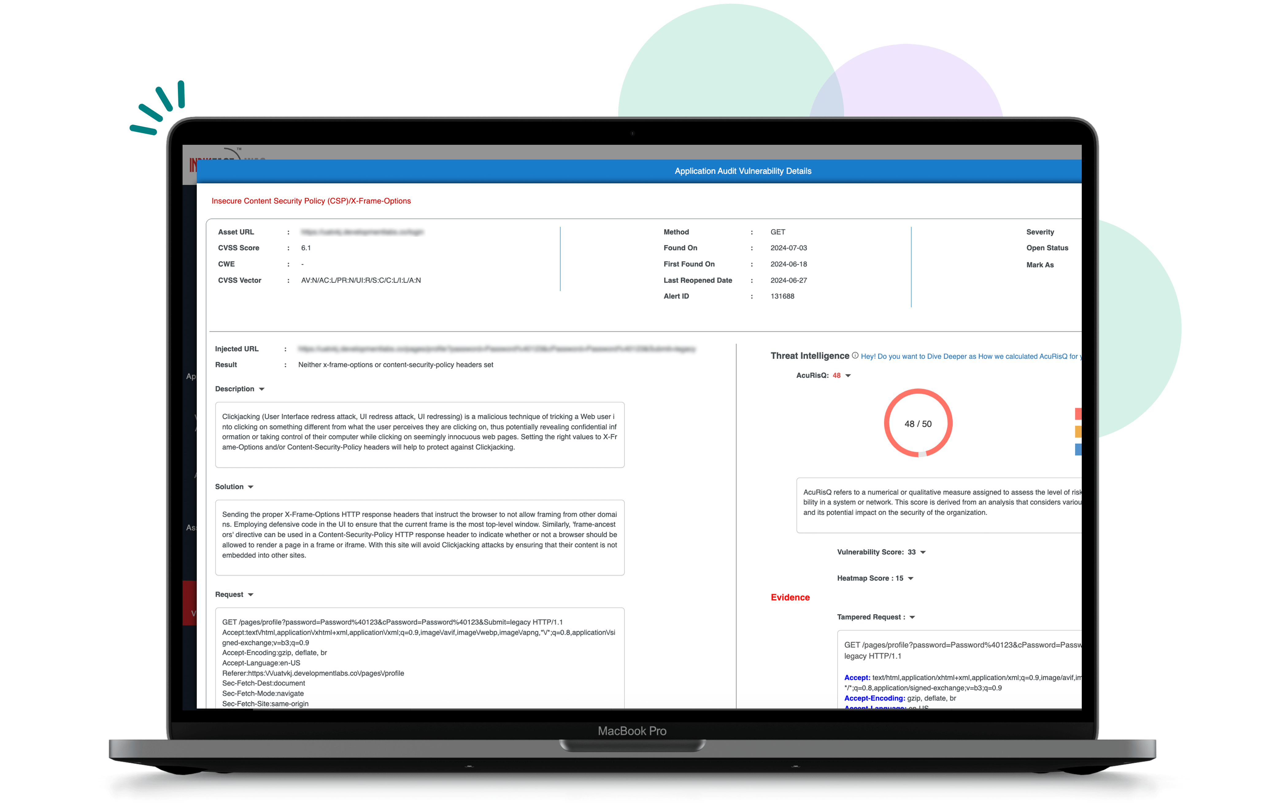 Proof of Vulnerabilities