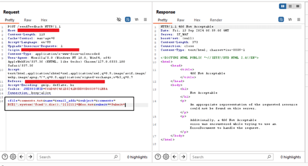 Command injection PoC - AppTrana WAAP Coverage - CVE-2024-8517 